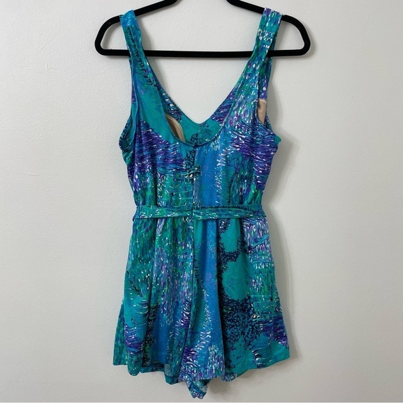 {XL} Vintage Maxine of Hollywood One Piece Romper Swimsuit - Picture 3 of 6